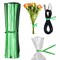 1000 Pack of Glossy Green Twist Ties 4 Bag Ties Metalic Foil Twist Ties for Cellophane Bags and Party Bags. Foil Coated Ties Bendable MultiFunction Strong Wire Ties for Tying Gift